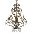 thumbnail image 2 of Meyda 169309 48 in. Josephine 10 Light with Crystals Chandelier, Spanish Gold 079U, 2 of 5