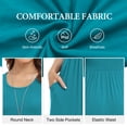 thumbnail image 5 of Asklazy Women's Fit & Flare Casual Maxi Dresses, XL, 5 of 12