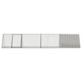 thumbnail image 2 of vidaXL Rabbit Cage Grey 403.5x80.5x71 cm Galvanised Steel, 2 of 4