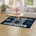 thumbnail image 4 of Football Cowboys Carpet Style Living Room Bedroom Soft Comfy Rug Modern 3d Entry Door Mats Household 40"x60", 4 of 7