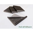 thumbnail image 2 of Elysian 4 Pieces of Door Corner Seals Pads to The Bottom of Your Exterior Doors to Keep Out the Winter Cold & Summer Heat Door Weatherstripping (Dark Brown), 2 of 3