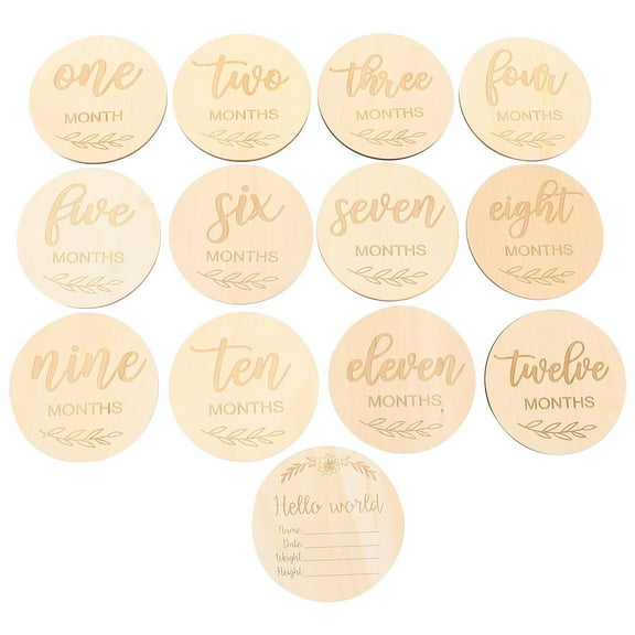 Raindrops  13 Pcs Photo Props Baby Months Number Photography Accessory Newborn