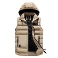 thumbnail image 4 of Chalecos de marca para hombre al aire libre, chaleco de invierno para hombre, chaleco acolchado de algodón, gran oferta, chaleco cálido con capucha, abrigos informales para hombre 2023, 4 of 5