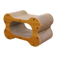 thumbnail image 1 of Almencla Cat Scratcher Furniture Protector Multipurpose Decor Corrugated Paper Cat Lounge Double nest, 1 of 8