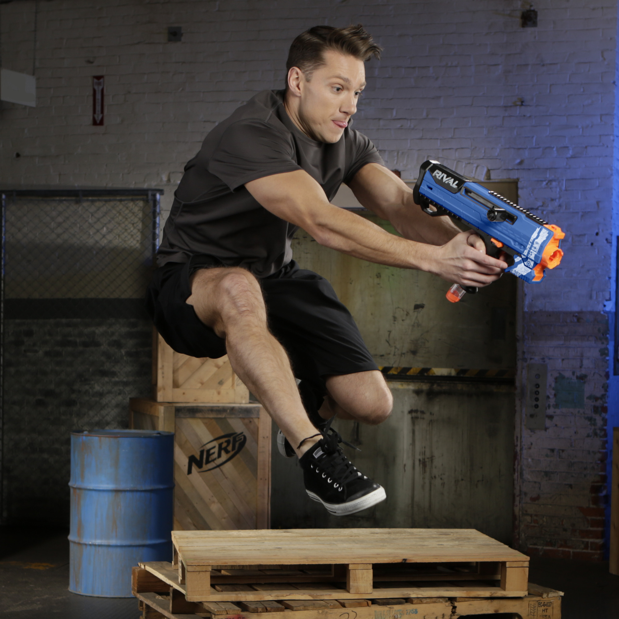 Helios XVIII-700 Nerf Rival Blaster (Blue) -- Bolt-Action, 7 Official Nerf Rival Rounds, 7-Round Magazine - image 3 of 8