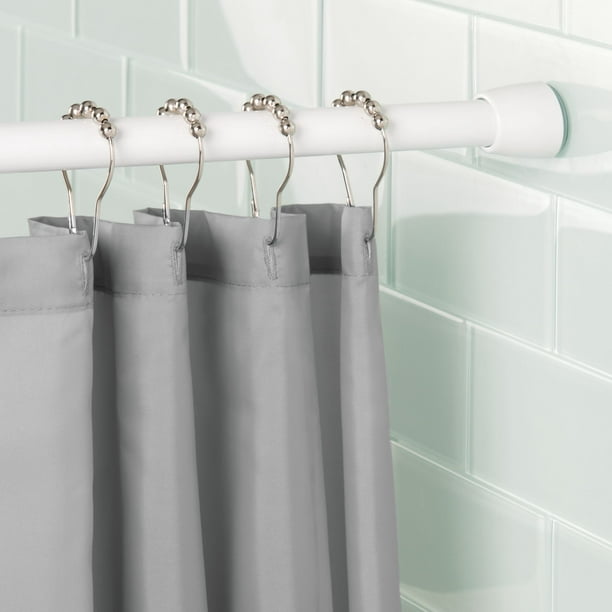 Interdesign Shower Curtain Tension Rod, How To Put Up A Tension Rod Shower Curtain