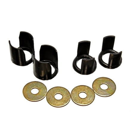 Energy Suspension 89-94 Nissan 240SX (S13) Black Rear Subframe Insert Set - a supplement to the