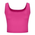 thumbnail image 5 of Lovskoo Women's Camisole Basic Scoop Neck Tank Tops Cami Tank Summer Sleeveless Tops Hot Pink, 5 of 8