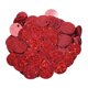 thumbnail image 1 of Paillettes de lentejuelas sueltas redondas y planas de 300x10mm para costura, lentejuelas para manualidades con agujero para decoración DIY, tocado y Rojo, 1 of 8