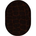thumbnail image 1 of Furnish My Place Crocodile Floater Area Rug for Living Room, Dining Room, Kitchen, Bedroom, Made in USA - 4' x 6' Oval, 1 of 2