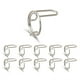 thumbnail image 1 of 10 Uds. De anillos para uñas, dijes de uñas de Metal ajustables y reutilizables, prensa extraíble, 1 of 7