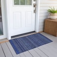 thumbnail image 6 of Addison Rugs Chantille Indoor/Outdoor Transitional Stripes Navy Washable Rectangle Rug, 1'8" x 2'6", 6 of 6