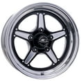 thumbnail image 2 of Billet Specialties Street Lite Black Wheel 15X4 1.625IN BS, 2 of 2
