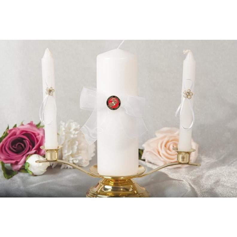 White & Red GORGEOUS CARVED Wedding Unity Candle SET SALE! 