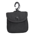 thumbnail image 2 of koolsoo Keychain Pouch with Hook Durable Portable Pendant Waist Pack Earphone Carrying Case Travel Purse for Running Camping Solid Black, 2 of 8