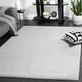 thumbnail image 2 of SAFAVIEH River Randa Solid Polyester Area Rug, Grey, 4' x 6', 2 of 8