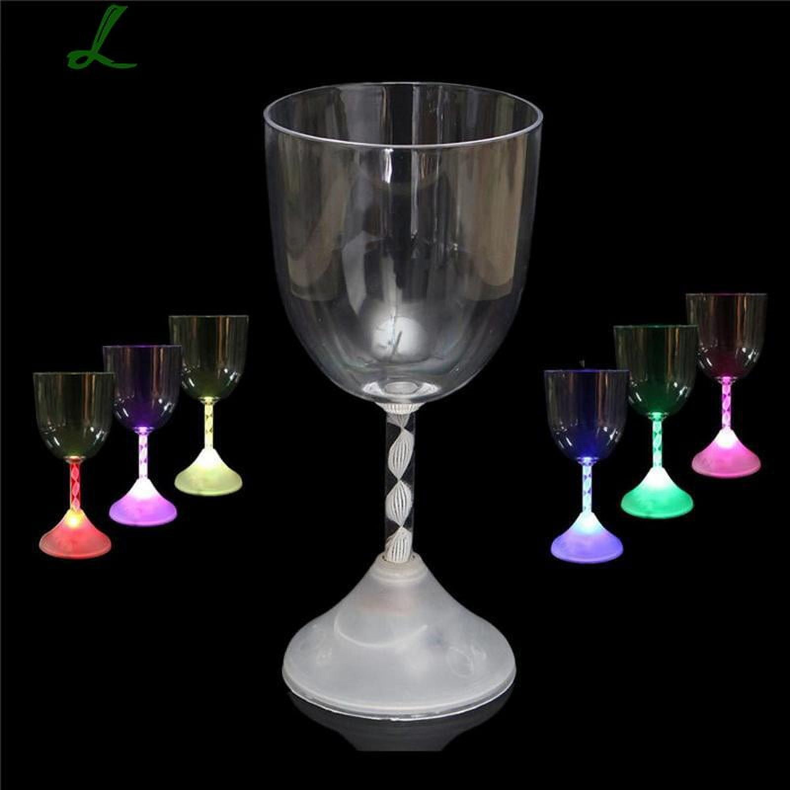  Frosted Light-Up Wine Glass - 10 oz. 132641