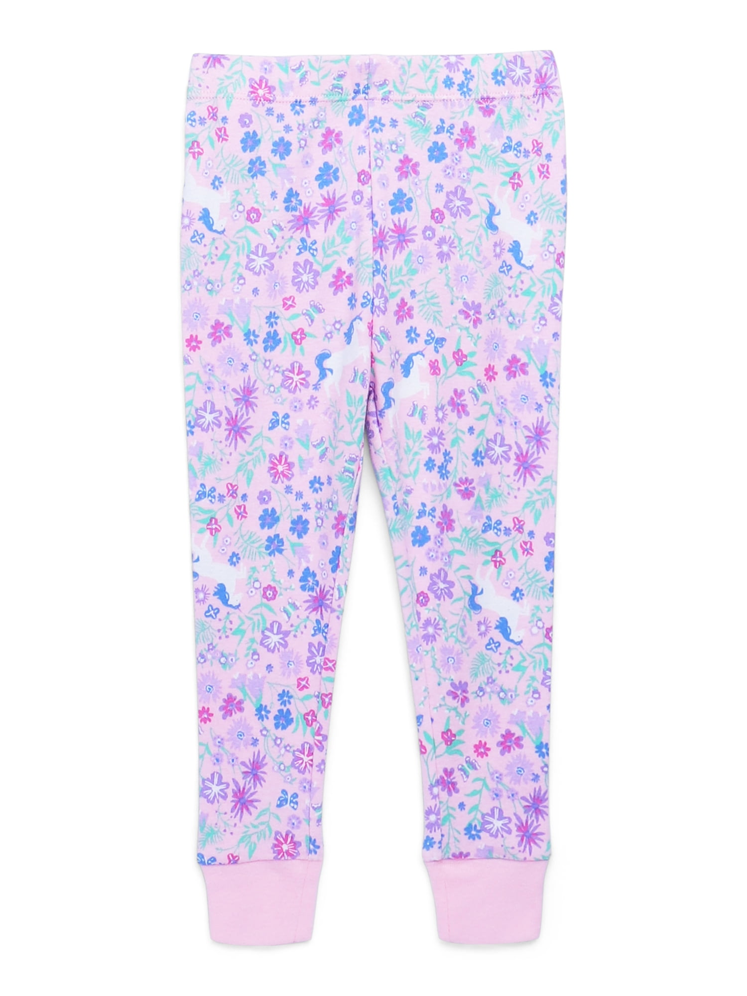 Wonder Nation Toddler Short and Long Sleeve Cotton Pajama Set, 3-Piece, Sizes 12M-5T