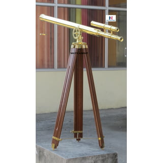 Brass Leather Telescope