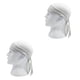 thumbnail image 2 of Diadema para bicicleta Yuarrent sombrero exteriores bufanda a prueba de viento gorro invierno unisex Blanco 2Conjunto, 2 of 6