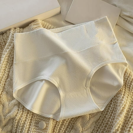 Levmjia Womens Cotton Underwear High Waisted Breathable Soft Comfortable No Show Panties for Women 5 Pack Seamless Everyday Panty with Moisture Wicking Stay Dry Technology