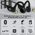 thumbnail image 3 of Concepto de conducción ósea del oído abierto Auriculares Auriculares deportivos inalámbricos Bluetooth con micrófono Auricular Ligero Sin dolor Auricular a prueba de sudor, 3 of 5