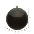 thumbnail image 2 of Vickerman 12" Gunmetal Shiny Ball Ornament, 2 of 5