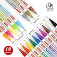 thumbnail image 6 of ZEYAR Paint Markers, AP Certified, Extra Fine Point, 18 colors, Permanent &amp; Waterproof ink, Works on Rock, Wood, Glass, Metal and Ceramic and Almost All Surfaces, 6 of 8