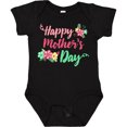 thumbnail image 3 of Inktastic Happy Mothers Day with Flowers Boys or Girls Baby Bodysuit, 3 of 5