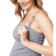 thumbnail image 4 of Cake Maternity Ice Cream Nursing Tank Top, Nursing Tops for Women Breastfeeding with Built in Bra (for US F-I Cups), Grey, X-Large, 4 of 6
