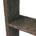 thumbnail image 4 of Barnwood Rustic Farmhouse 4ft Espresso Wooden Decorative Bookcase Picket Display Ladder, 4 of 8