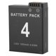thumbnail image 4 of Replacement for Osmo Action 3 4 Camera 3 Slots Quick Charger 2PCS 1800mAh Battery Type C Charging Cable, 4 of 5