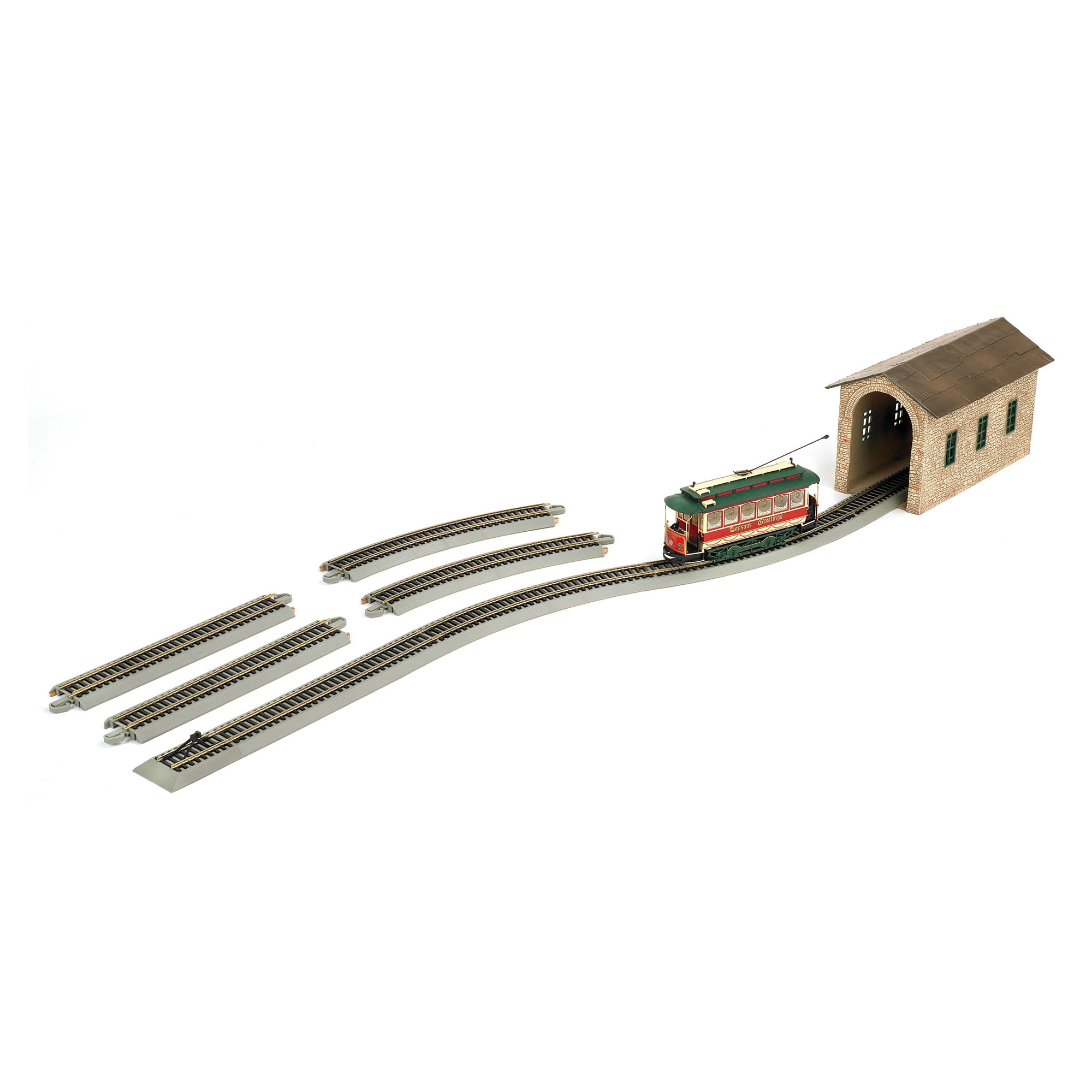 christmas village electric train sets