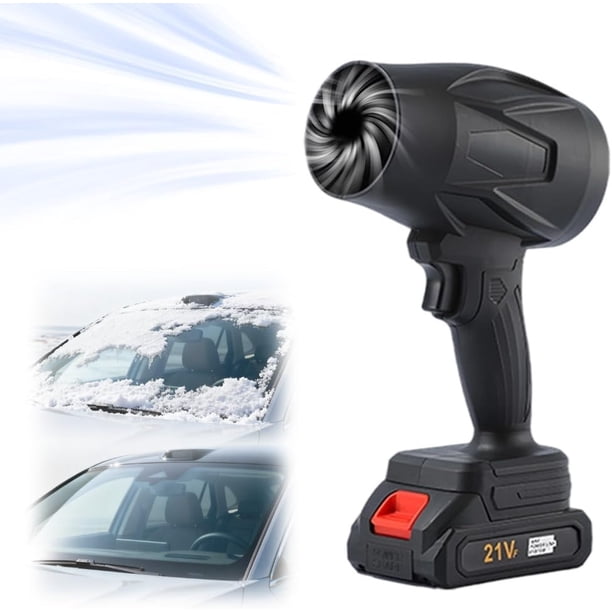 Sopladores de Hojas Recargables Soplador de Hojas Soplador de Nieve Portátil con 1 Cargador de Batería, Cargador de Baterías Recargables para Patio Césped Garaje Y Limpieza Al Aire Libre con Tiempo De