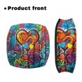 thumbnail image 2 of HELLHERO Heart Graffiti Rollator Seat Covers Rollator Seat Cover Removable and Washable for Suitable for Parks Non-Slip Fit Comfortable, 2 of 7