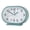Green, variant on Oval Home Analog Alarm Clock Battery Operated for Office Living Room Bedroom Kitchen School Bedside Desk Multifunctional Alarm Clock