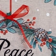 thumbnail image 4 of Evergreen Garden Flag Chickadee Wreath Burlap Double Sided Indoor Outdoor Decor 18" x 12.5", 4 of 4