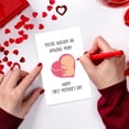 thumbnail image 3 of Cute First Mother’s Day Card, Expecting Mothers Day Card, Mothers Day Gift from Pregnant Wife, Happy Mothers Day from the Bump， First Mothers Day Gifts For New Mom Expecting Mom, 3 of 7