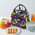 thumbnail image 4 of HUIACONG Adjustable Strap Lunch Bag for Outdoor Camping, Aluminum Film No Fade Lunch Tote, Tractor Pattern, Built to Last Durable Insulated Lunch Tote for Picnic, 4 of 10