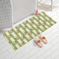 thumbnail image 2 of Pioneer Flower Floral Print Pattern Bathroom Rugs Mat, Non Slip Microfiber Bathroom Rug with Rubber Backing, Soft Mats for Bathroom Floor Tub Shower, 24"x60", 2 of 5
