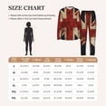 thumbnail image 5 of Women's 2 Pack Pajama Set Long Sleeve Sleepwear Soft Loungewear Pjs Sets, Union Jack Flag Vintage UK, 5 of 6