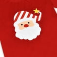 thumbnail image 3 of SkiBeaut Christmas Pajamas for Kids Girls Holiday Long Sleeve Sleepwear Santa Cotton Pajamas Sets for 2-12T, 3 of 7
