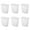 White, variant on Sterilite Rectangular Wastebasket 5.5 Gal Open Top Trash Bin, 6 Pack, White