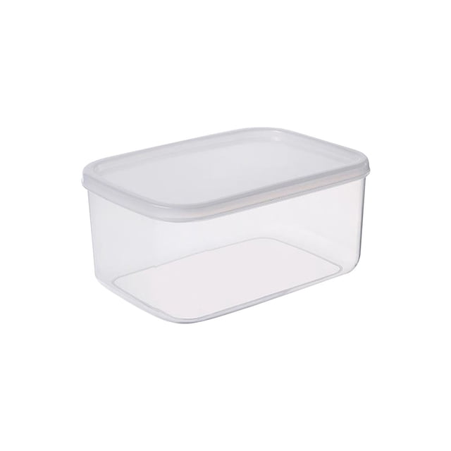 Large Capacity Transparent Refrigerator Storage Boxes - Airtight Kitchen Containers for Fruits, Vegetables & Dry Food Organization