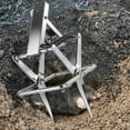 thumbnail image 5 of 2 Pack Mole Traps Thickened Metal Mole Scissor Trap Reusable Mole Trap Mole Control Easy Set Ground Mole Trap for Lawns (Silver), 5 of 10