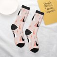 thumbnail image 4 of Uemuo White And Black Rabbit Printed Kids Boys Socks Seamless Crew Socks Crazy Funny Athletic Sport Socks for Children, 4 of 6