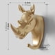 thumbnail image 3 of 6 Pack Animal Wall Hook Towel Hook Clothes Hanger Towel Rack Universal Hook Gold, 3 of 5