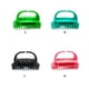 thumbnail image 4 of Billuyoard Cepillo de pelo de 4 colores, cepillo de silicona para lavar el cabello, cepillo portátil para el cuero cabelludo con mango antideslizante, Juegos de accesorios de baño Azul Billuyoard HA002304-02, 4 of 6