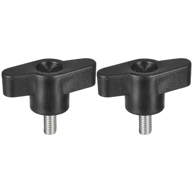 Unique Bargains Lot de 2 Vis de Serrage en Acier Inoxydable 304 en Forme de T pour Pouce M5 x 10 mm