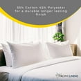 thumbnail image 7 of Pacific Linens White Pillowcases 12 Pack 200 Thread Count Poly Cotton King Size, 7 of 7